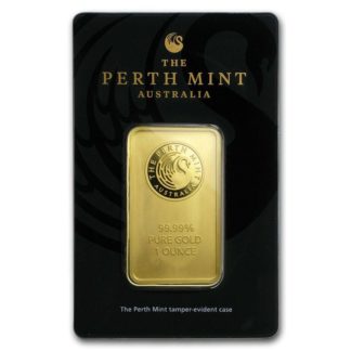 1 oz Perth Mint Gold Bar (New w/ Assay)